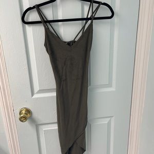 Olive mini dress
